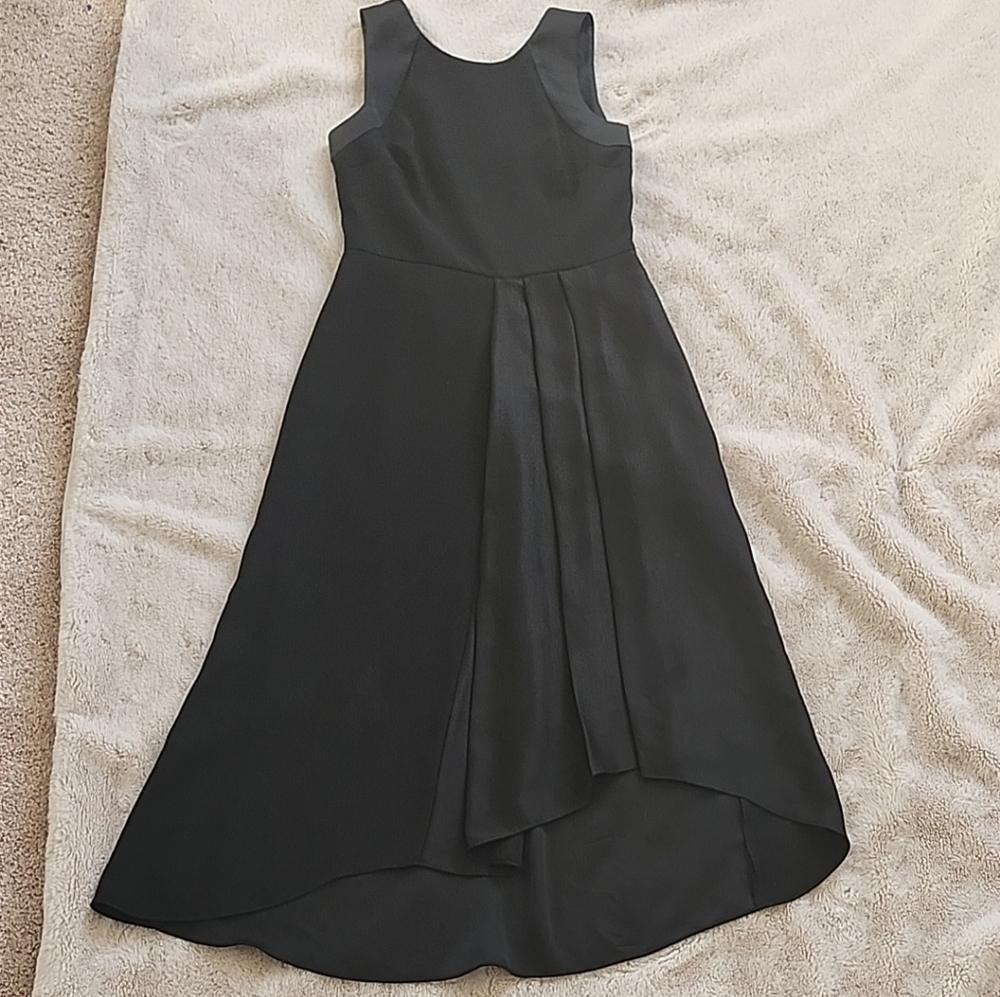 Banana Republic Elegant Black High-Low Dress